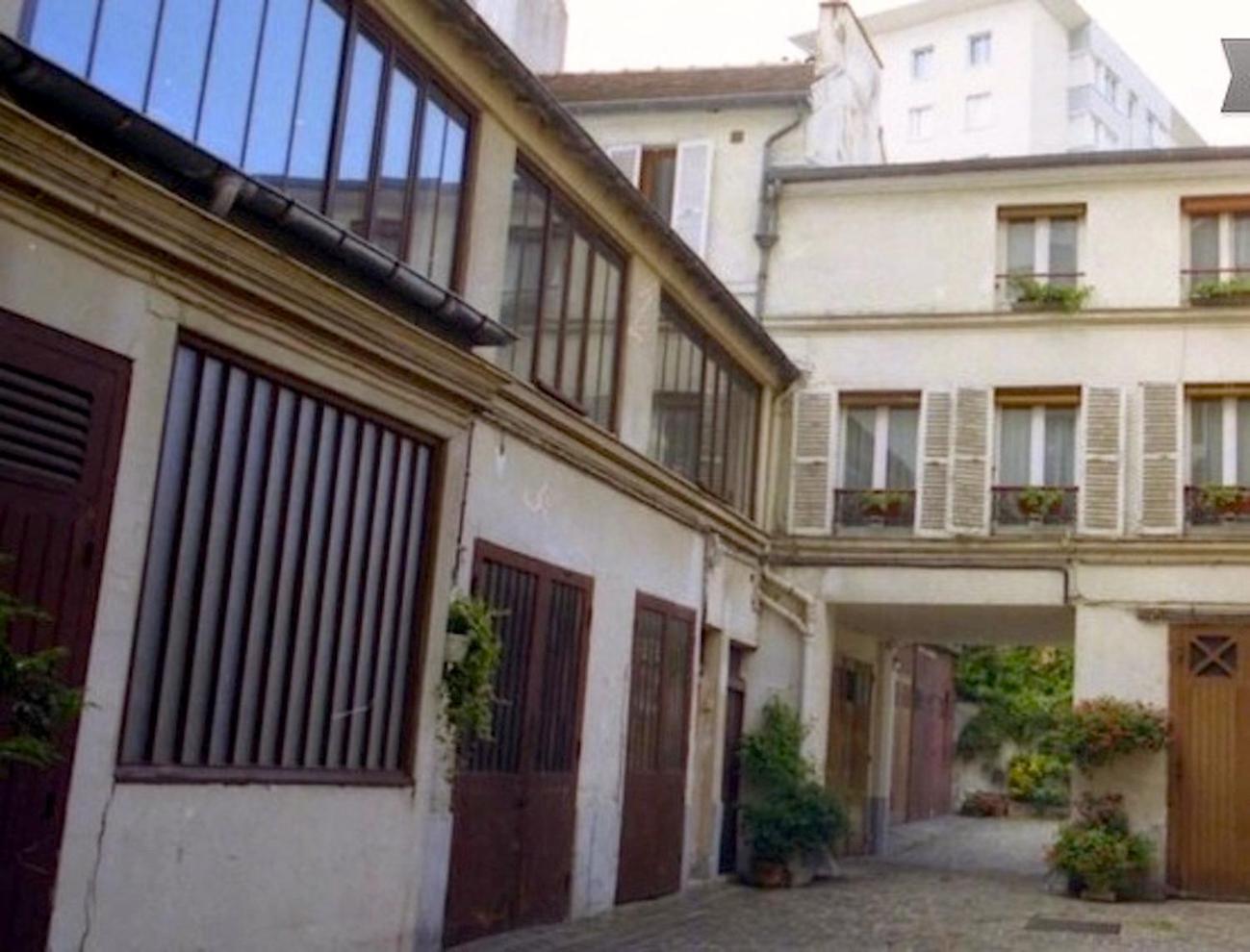 Apartamento Loft Character With A View Of Court París Exterior foto