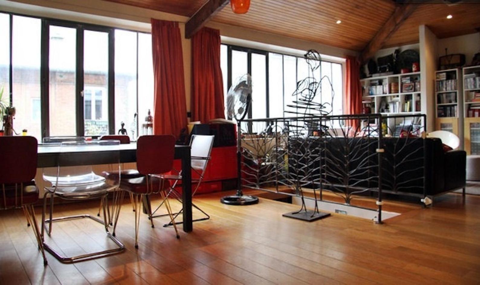 Apartamento Loft Character With A View Of Court París Exterior foto