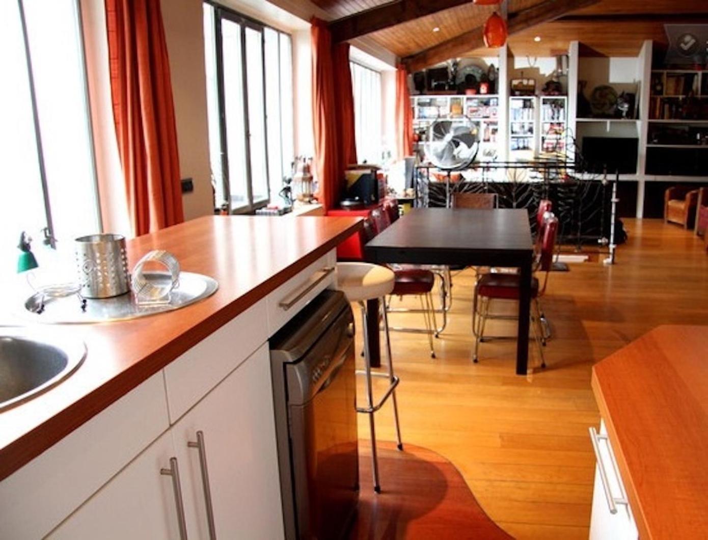 Apartamento Loft Character With A View Of Court París Exterior foto